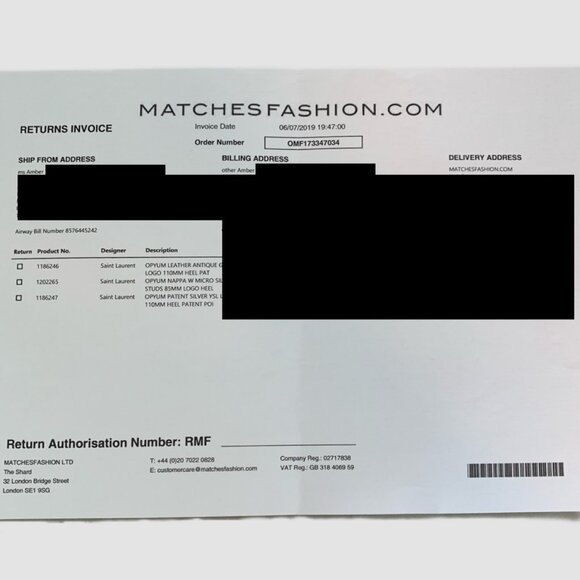 Saint Laurent Opyum 85 Black Nappa Leather Tiny Studs Black YSL Logo Heels 39.5 - Picture 15 of 16